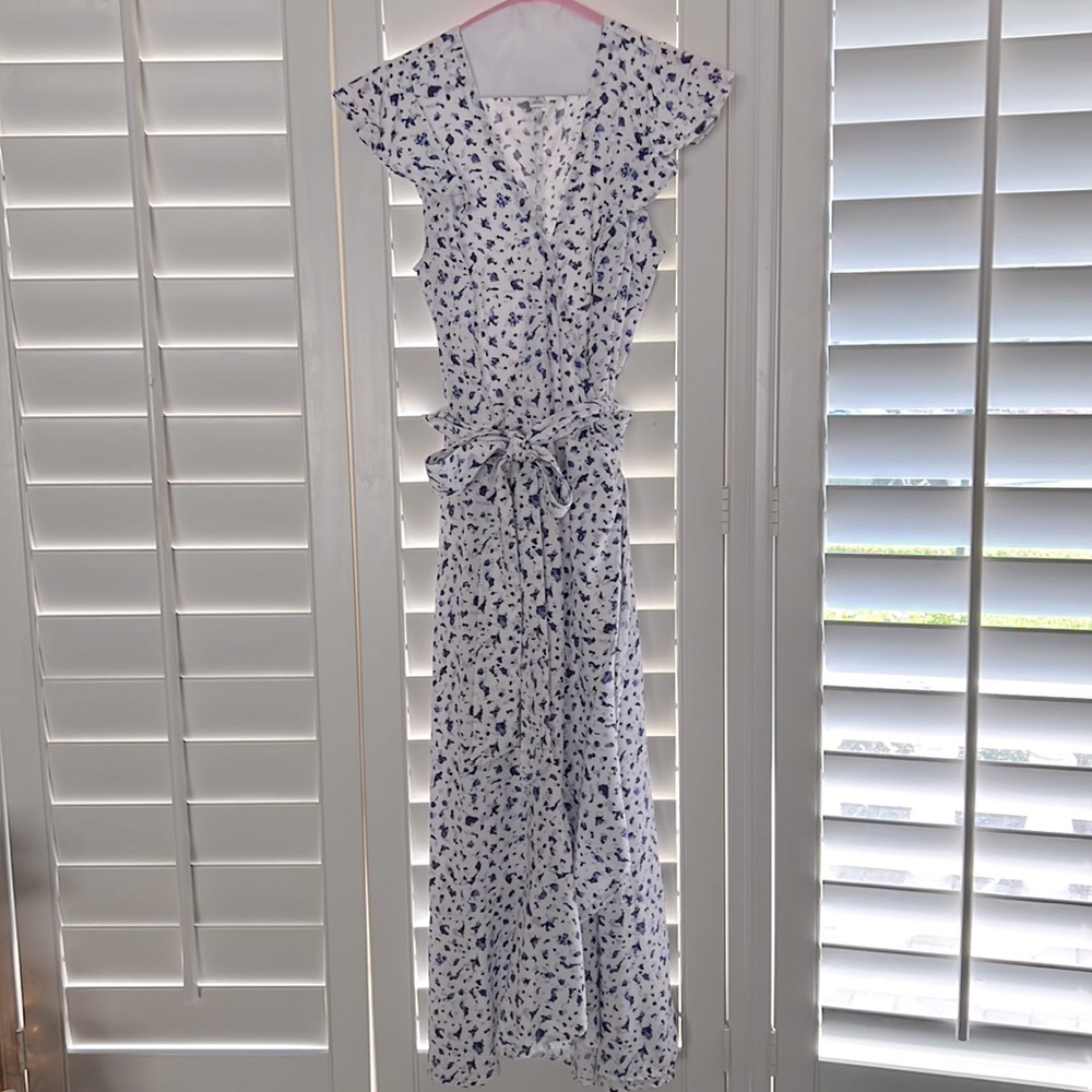 Amazon The Drop by Caralyn Mirand - Ruffle Wrap Midi Dress